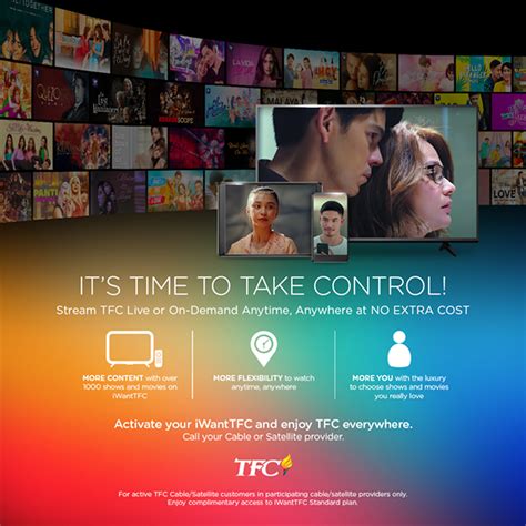 Tfc everywhere - Active. iWantTFC is a Filipino over-the-top content platform and production company owned and operated by ABS-CBN Digital Media, a division of ABS-CBN Corporation, formed in 2020 through the merger of two streaming services iWant and TFC Online. In addition to offering on-demand contents of ABS-CBN, iWantTFC also live streams linear channels ... 